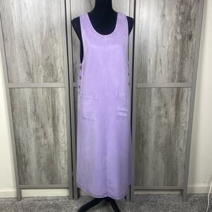 Talbots lavender maxi jumper lounge dress women's S